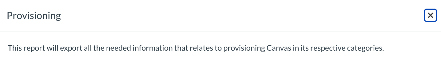 View Provisioning Help