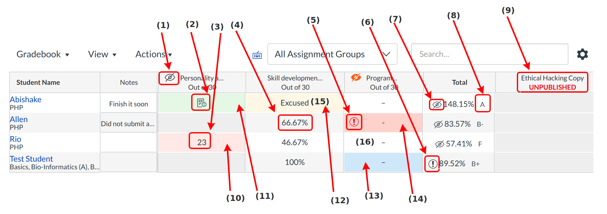 Submission Type Icons