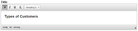 Step 1: Add a Title (Optional)