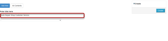 Step 3: Enter the Title of the Lesson