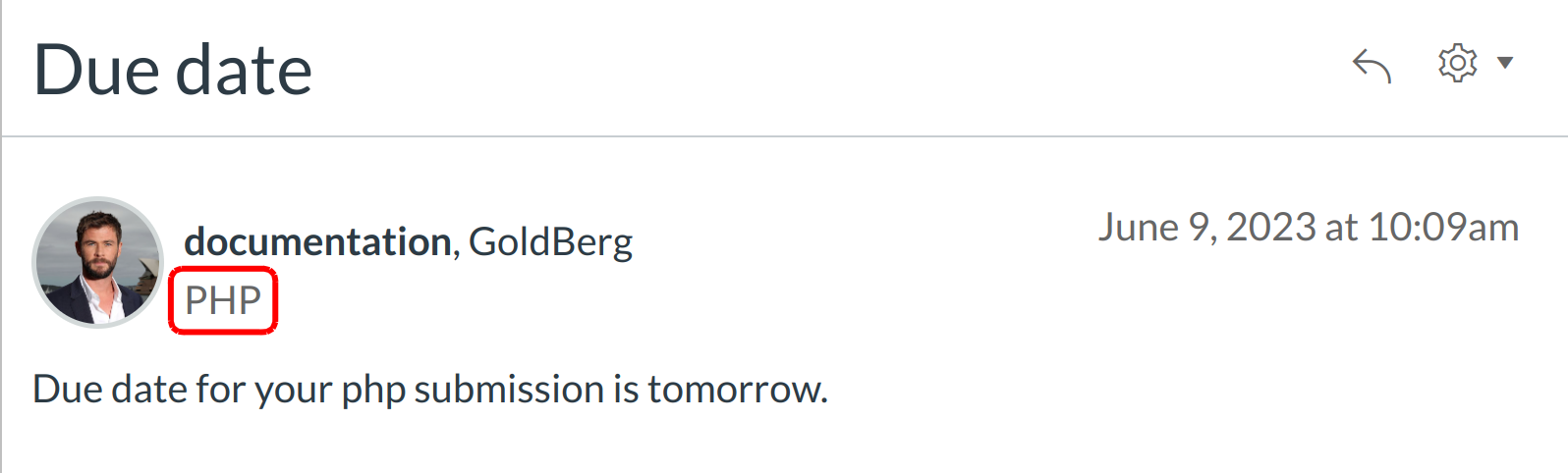 Select the Conversation
