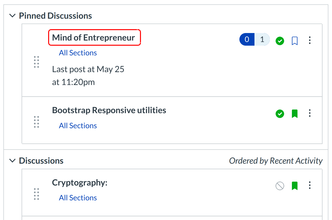 Open Discussion Topic