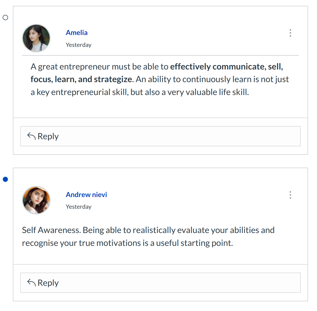 Verify Post as Unread  