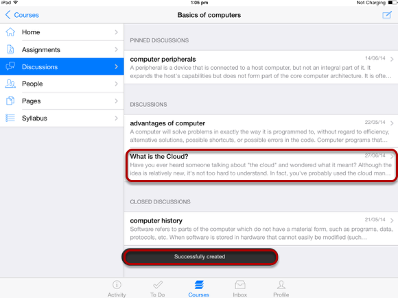 View New Discussions