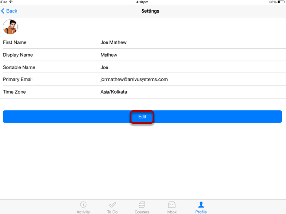 View Profile Details