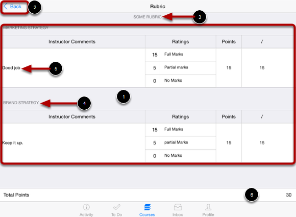 View Scoring Rubric